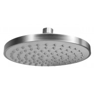 BRUNO κεφαλή ντους BRN-0267, πλαστική, στρογγυλή, Φ 20cm, ασημί