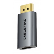 CABLETIME αντάπτορας DisplayPort σε HDMI CT-DMHF4K-AG6, 4K/60Hz, γκρι