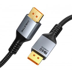 CABLETIME καλώδιο DisplayPort 2.1 CT-DP16K, VESA Certified, 16K/60Hz, 80 Gbps, 2m, μαύρο CABLETIME καλώδιο DisplayPort 2.1 CT-DP16K, VESA Certified, 16K/60Hz, 80 Gbps, 2m, μαύρο