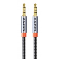 CABLETIME καλώδιο ήχου 3.5mm CT-AM35M, gold plated, 1.5m, μαύρο