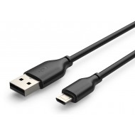 CABLETIME καλώδιο micro USB σε USB CT-C165-05G, 2.4A, 480Mbps, 0.25m, μαύρο
