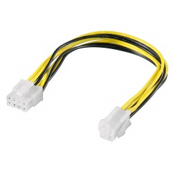 GOOBAY καλώδιο 4pin σε 8pin ATX12 P4 51358, 0.2m GOOBAY καλώδιο 4pin σε 8pin ATX12 P4 51358, 0.2m