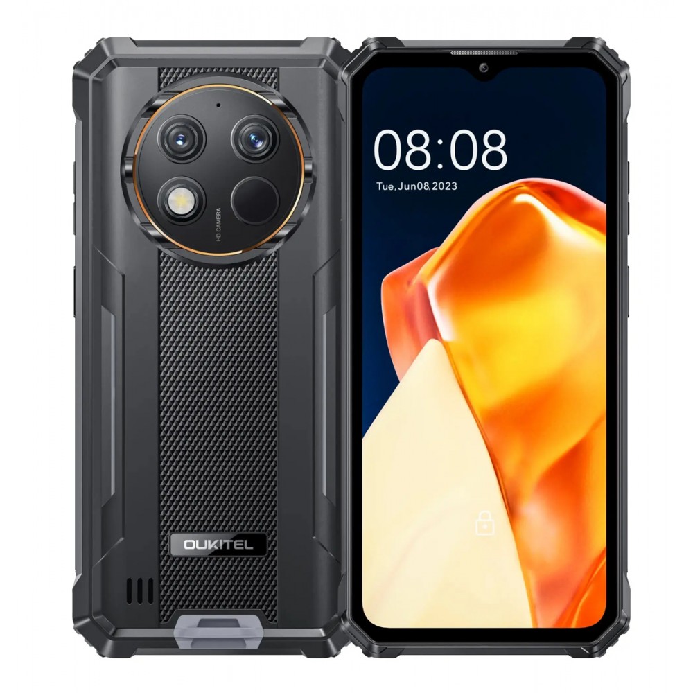 OUKITEL smartphone G1, 6.52", 6/256GB, 10600mAh, IP68/IP69K/MIL-STD-810H, μαύρο