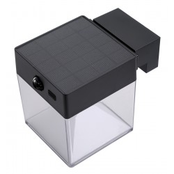 POWERTECH LED ηλιακό φωτιστικό PT-1519 με αισθητήρα κίνησης, 4W, 2000mAh, μαύρο