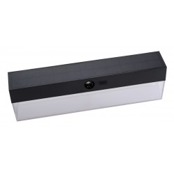 POWERTECH LED ηλιακό φωτιστικό PT-1521 με αισθητήρα κίνησης, 4W, 2000mAh, μαύρο