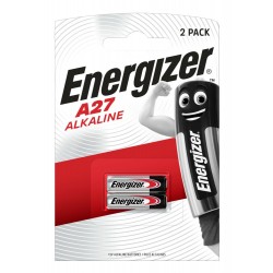 ENERGIZER αλκαλικές μπαταρίες A27, 12V, 2τμχ ENERGIZER αλκαλικές μπαταρίες A27, 12V, 2τμχ