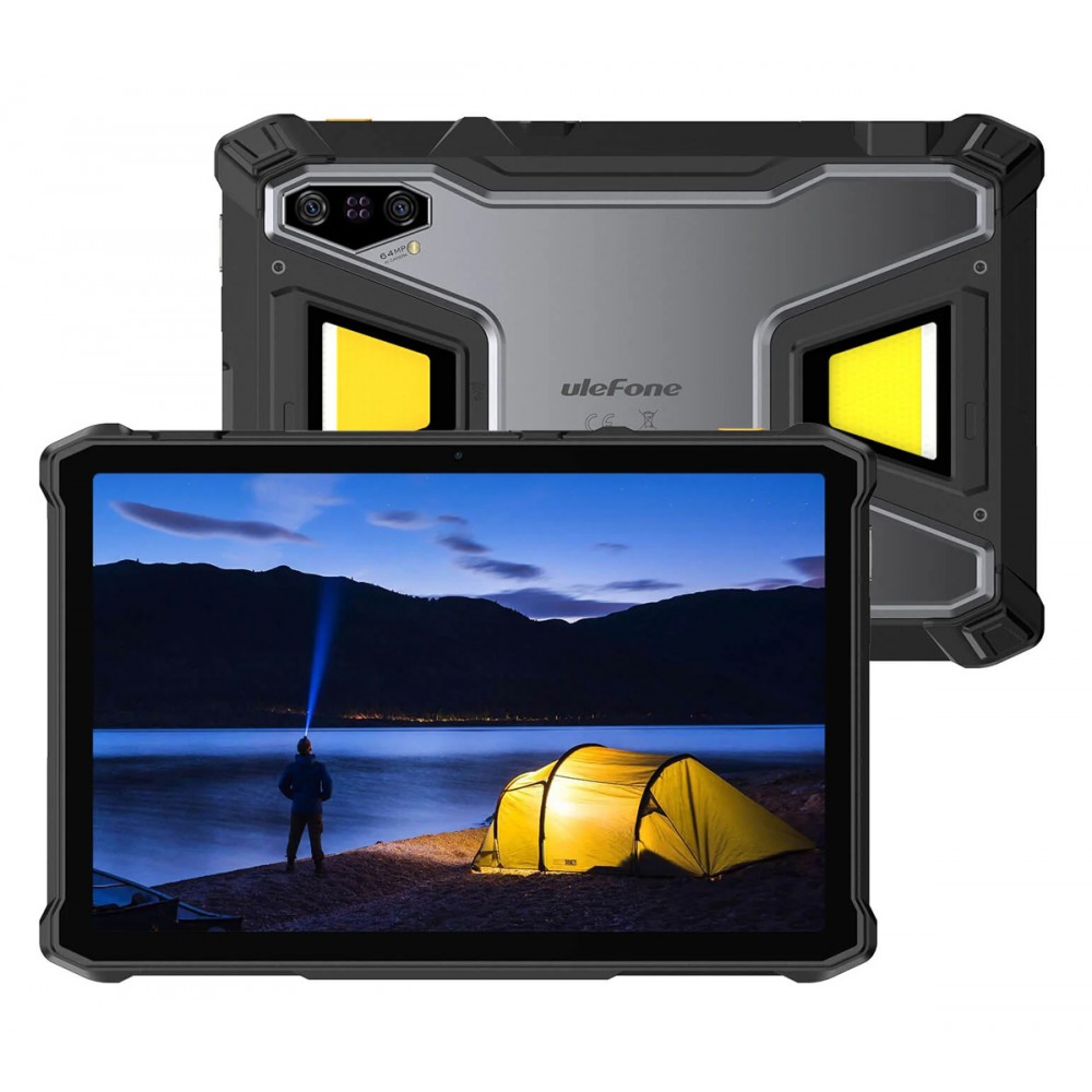 ULEFONE tablet Armor Pad 5 Pro, 11", 12GB/512GB, 24200mAh, IP68/IP69K/MIL-STD-810H, 5G, μαύρο