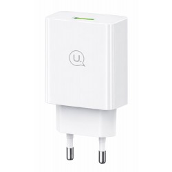 USAMS φορτιστής τοίχου T22, 1x USB, QC3.0 18W 3A, λευκός