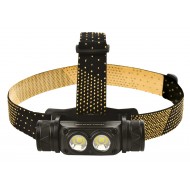 POWERTECH LED φακός κεφαλής PT-1549, επαναφορτιζόμενος, 1000lm, IP44, μαύρος
