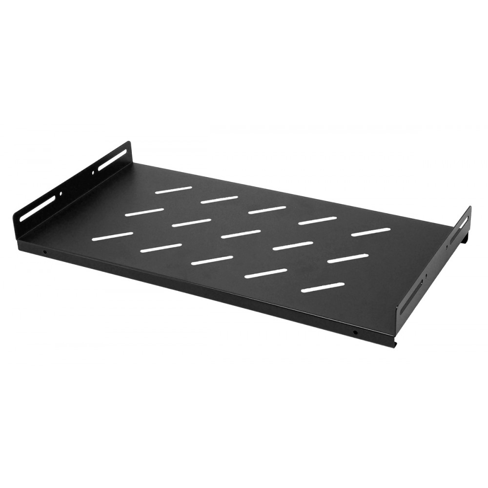 POWERTECH σταθερό ράφι για rack 19 NETW-0042, βάθος 250mm, μαύρο