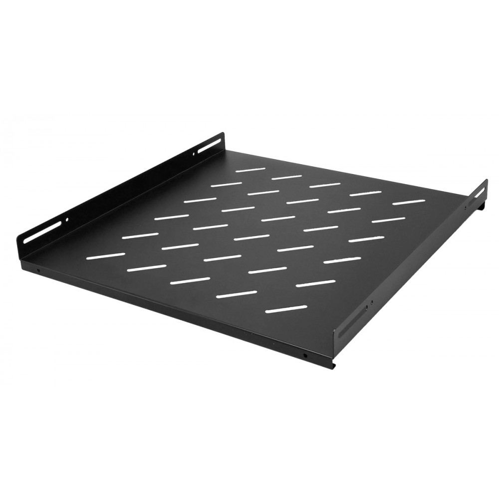POWERTECH σταθερό ράφι για rack 19 NETW-0043, βάθος 475mm, μαύρο