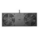 POWERTECH cooling fan για rack NETW-0045, 2x fans με μεταλλικό tray, 1.5m καλώδιο schuko, 33x13cm
