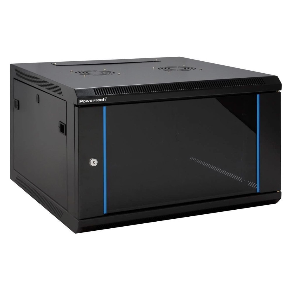 POWERTECH επιτοίχια καμπίνα rack 19 NETW-0037, 600 x 450 x 370mm, 6U