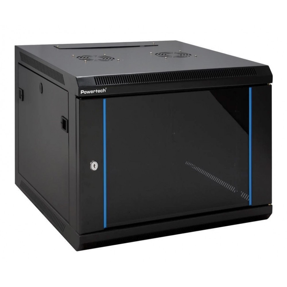 POWERTECH επιτοίχια καμπίνα rack 19 NETW-0038, 600 x 450 x 500mm, 9U