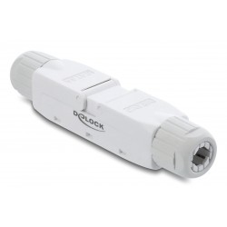 DELOCK σύνδεσμος LSA 91126, CAT 6A unshielded, tool-free, λευκός