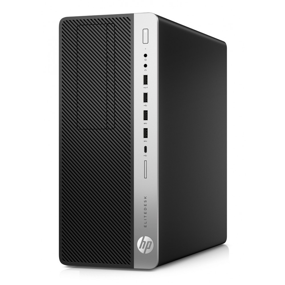 HP PC EliteDesk 800 G4 TWR, Refurbished Grade A Repainted, i5-8600T, 8/256GB SSD, DVD, FreeDOS