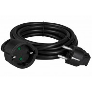 POWERTECH μπαλαντέζα ρεύματος PT-1561, 1x schuko, 16A, 3m, μαύρη POWERTECH μπαλαντέζα ρεύματος PT-1561, 1x schuko, 16A, 3m, μαύρη