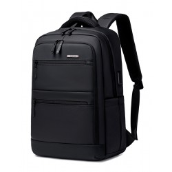 GOLDEN WOLF τσάντα πλάτης GB00707 με θήκη laptop 15.6", 21L, μαύρη