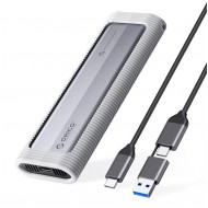 ORICO θήκη για M.2 NVME/NGFF SSD AXM2S-G2, 10Gbps, tool free, γκρι