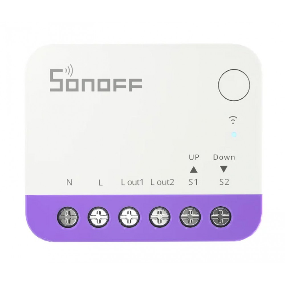 SONOFF smart διακόπτης MINI-RBS για μηχανισμό κουρτινών, WiFi, συμβατός με Matter, λευκός
