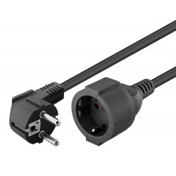 GOOBAY μπαλαντέζα προέκταση ρεύματος 93095, schuko, 3x 1.5mm², 10m, μαύρη