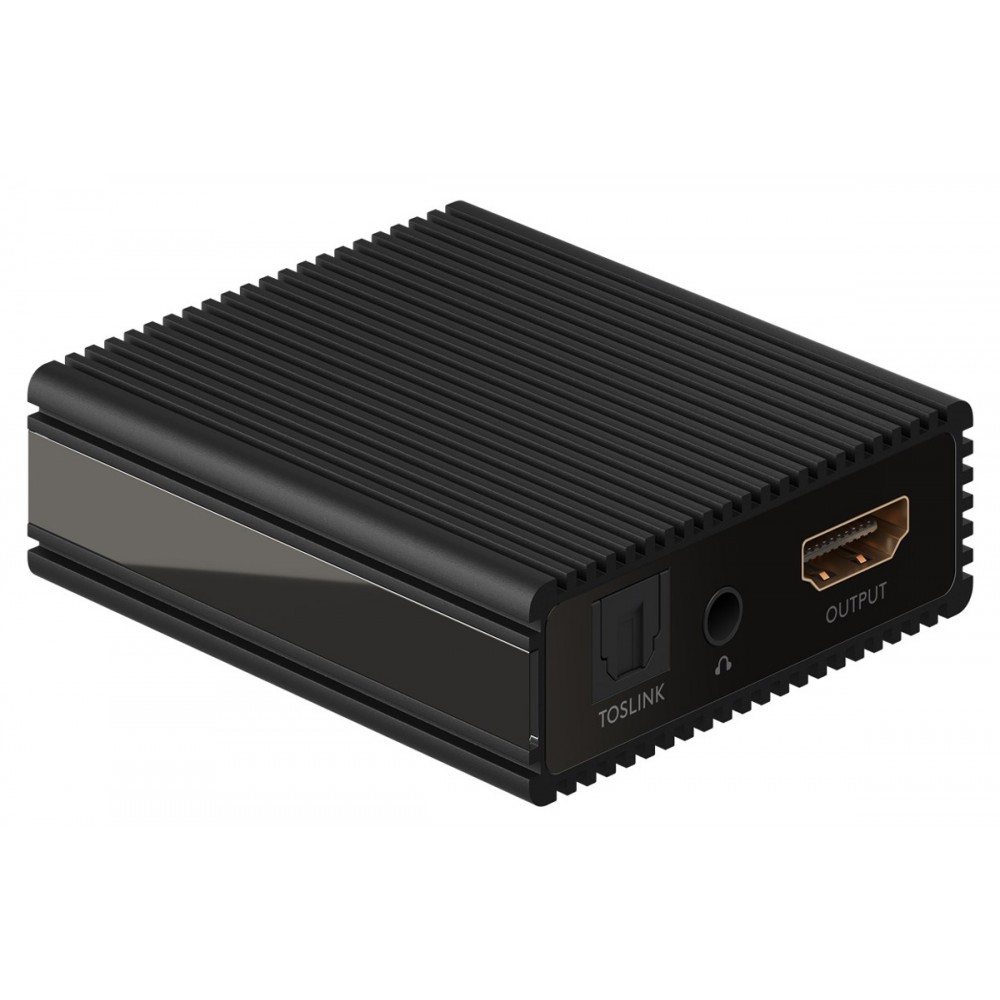 GOOBAY HDMI audio extractor 79138, 4K/30Hz, μαύρο