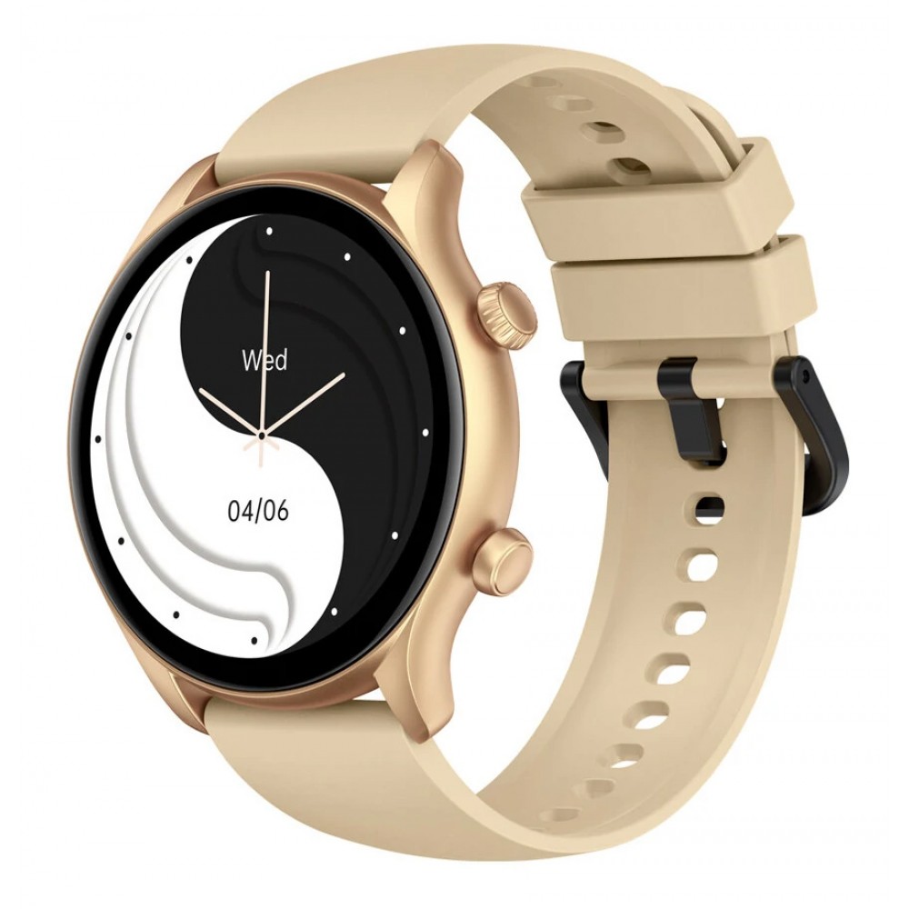 ZEBLAZE smartwatch Btalk 3 Plus, heart rate, 1.39 IPS, χρυσό