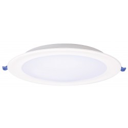 POWERTECH LED φωτιστικό downlight PT-1559, 9W, Φ116x25mm, 4000K, 765lm, λευκό