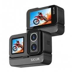 SJCAM action camera SJ20 με 2x φακούς, 2x οθόνες, 20MP/4K, WiFi, αδιάβροχη θήκη, μαύρη SJCAM action camera SJ20 με 2x φακούς, 2x οθόνες, 20MP/4K, WiFi, αδιάβροχη θήκη, μαύρη