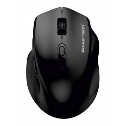 POWERTECH ασύρματο ποντίκι PT-1578, 2.4GHz & Bluetooth, έως 4000DPI, μαύρο