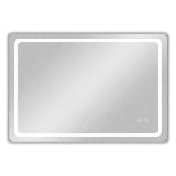 BRUNO καθρέφτης μπάνιου LED BRN-0285, οριζόντιος & κάθετος, 24W, 60x80cm, IP67