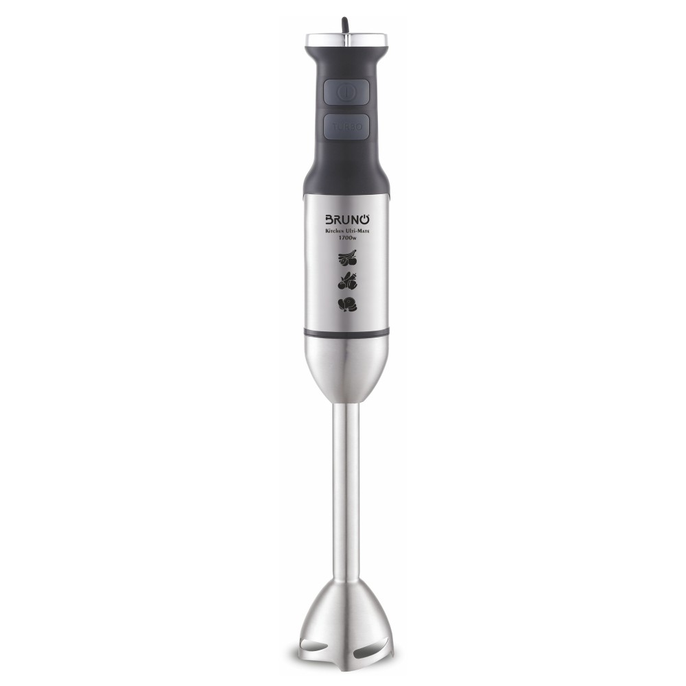 BRUNO ραβδομπλέντερ BRN-0249, 1700W, ρυθμιζόμενη ταχύτητα, 4 λεπίδες, inox-μαύρο