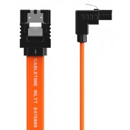 CABLETIME καλώδιο SATA III CT-SATA3R, γωνιακό, 6Gbps, 0.50m, πορτοκαλί CABLETIME καλώδιο SATA III CT-SATA3R, γωνιακό, 6Gbps, 0.50m, πορτοκαλί