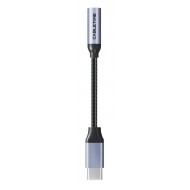 CABLETIME αντάπτορας USB-C σε 3.5mm CT-CMAUF-AG, γκρι