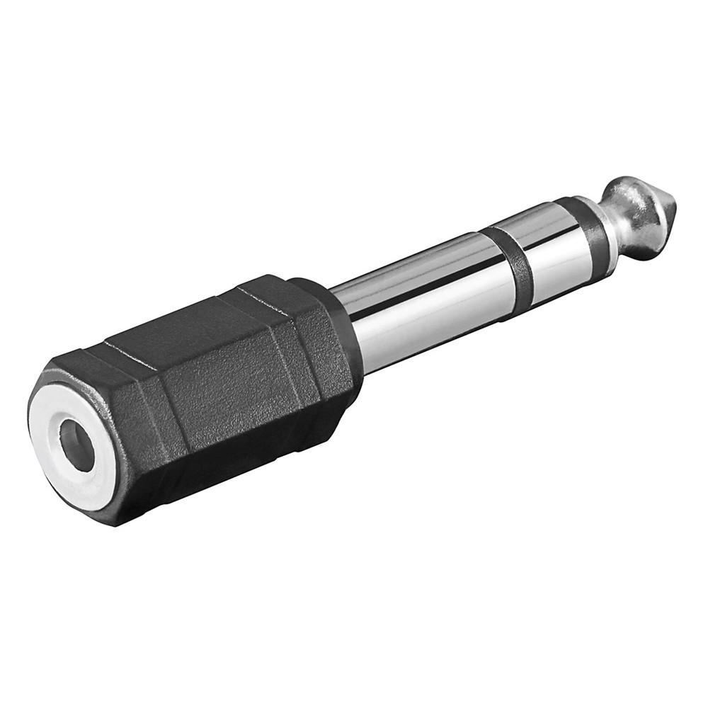 CABLETIME αντάπτορας ήχου 6.35mm σε 3.5mm AV-RA19N, μαύρος, 10τμχ CABLETIME αντάπτορας ήχου 6.35mm σε 3.5mm AV-RA19N, μαύρος, 10τμχ