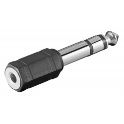 CABLETIME αντάπτορας ήχου 6.35mm σε 3.5mm AV-RA19N, μαύρος, 10τμχ CABLETIME αντάπτορας ήχου 6.35mm σε 3.5mm AV-RA19N, μαύρος, 10τμχ