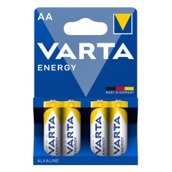 VARTA αλκαλικές μπαταρίες Energy, AA/LR6, 1.5V, 4τμχ