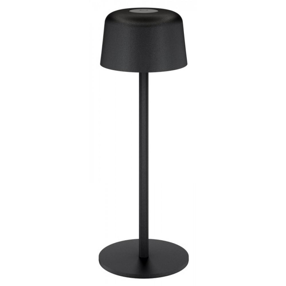 GOOBAY επιτραπέζιο φωτιστικό 77675, 3000K, dimmable, επαναφορτιζόμενο, μαύρο