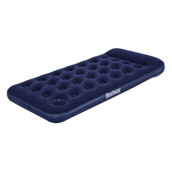 BESTWAY φουσκωτό στρώμα 67224 με ενσωματωμένη τρόμπα & μαξιλάρι, μονό, 188x99x28cm, μπλε BESTWAY φουσκωτό στρώμα 67224 με ενσωματωμένη τρόμπα & μαξιλάρι, μονό, 188x99x28cm, μπλε