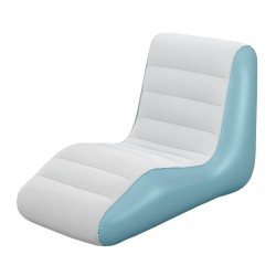 BESTWAY φουσκωτή πολυθρόνα 75127, 133x79x88cm, γαλάζια/λευκή BESTWAY φουσκωτή πολυθρόνα 75127, 133x79x88cm, γαλάζια/λευκή
