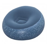 BESTWAY φουσκωτή πουφ πολυθρόνα 75154, 112x112x66cm, μπλε BESTWAY φουσκωτή πουφ πολυθρόνα 75154, 112x112x66cm, μπλε