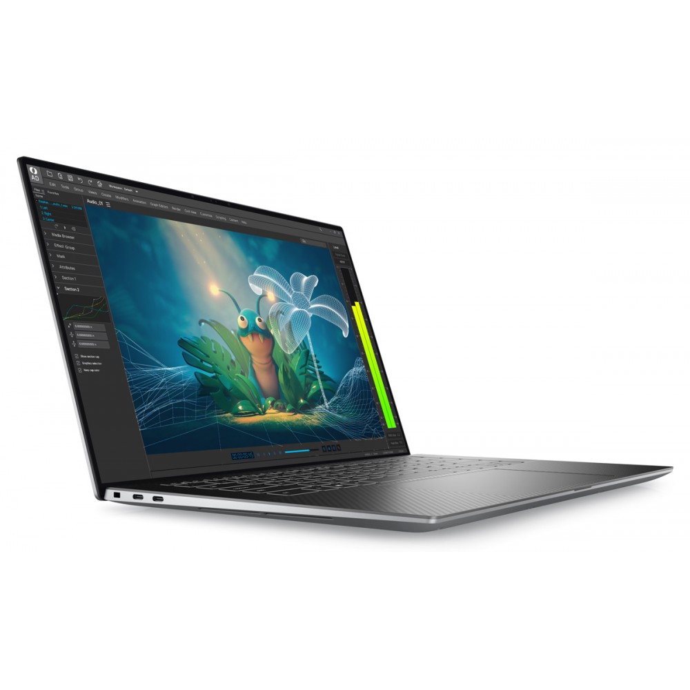 DELL Laptop Precision 5570, Factory Refurbished Grade A, i7-12700H, 16/512GB SSD, 15.6", Cam, RTX A1000, Windows 11 Pro