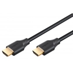 GOOBAY καλώδιο HDMI 2.2 80073, 16K/60Hz, 96 Gbps, 0.50m, μαύρο