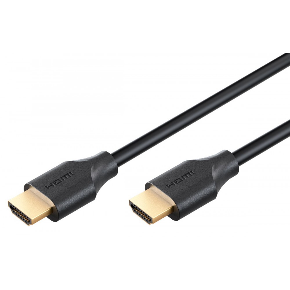 GOOBAY καλώδιο HDMI 2.2 80092, 16K/60Hz, 96 Gbps, 1.5m, μαύρο