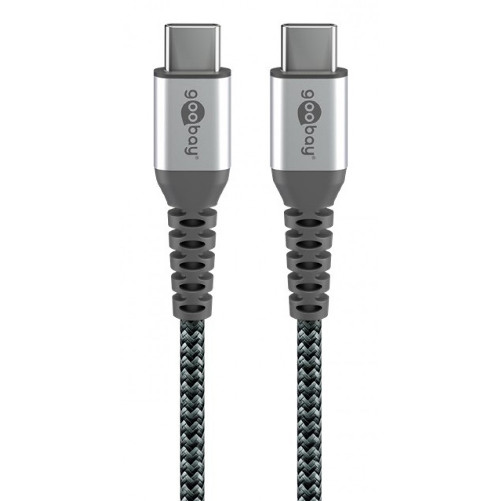 GOOBAY καλώδιο USB-C 49301, 60W, 480Mbps, 0.50m, μαύρο