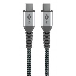 GOOBAY καλώδιο USB-C 49301, 60W, 480Mbps, 0.50m, μαύρο