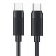 USAMS καλώδιο USB-C SJ780, 60W, 480Mbps, 1m, μαύρο