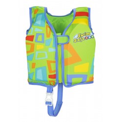 BESTWAY παιδικό γιλέκο κολύμβησης 32176, S/M, 1-3 ετών, 50+UPF, πράσινο BESTWAY παιδικό γιλέκο κολύμβησης 32176, S/M, 1-3 ετών, 50+UPF, πράσινο