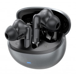 CELEBRAT earphones με θήκη φόρτισης W80, True Wireless, 13mm, 30/230mAh, γκρι CELEBRAT earphones με θήκη φόρτισης W80, True Wireless, 13mm, 30/230mAh, γκρι