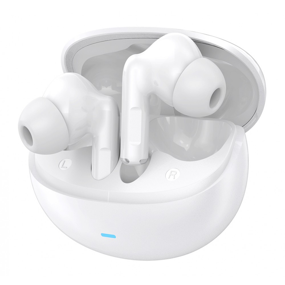 CELEBRAT earphones με θήκη φόρτισης W80, True Wireless, 13mm, 30/230mAh, λευκά